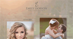 Desktop Screenshot of emilydobsonphotography.com